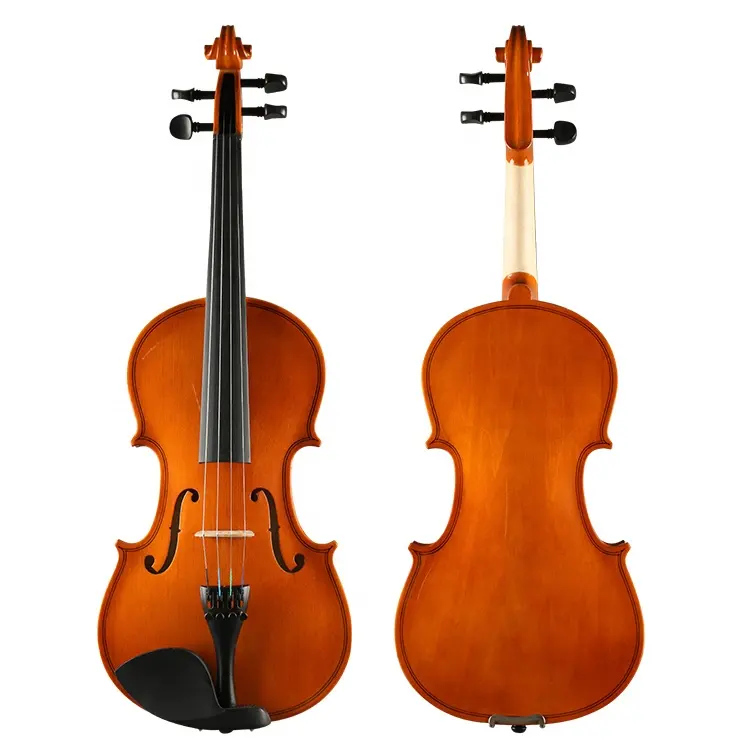 plywood gloss color violon student violin 4/4 - Image 2