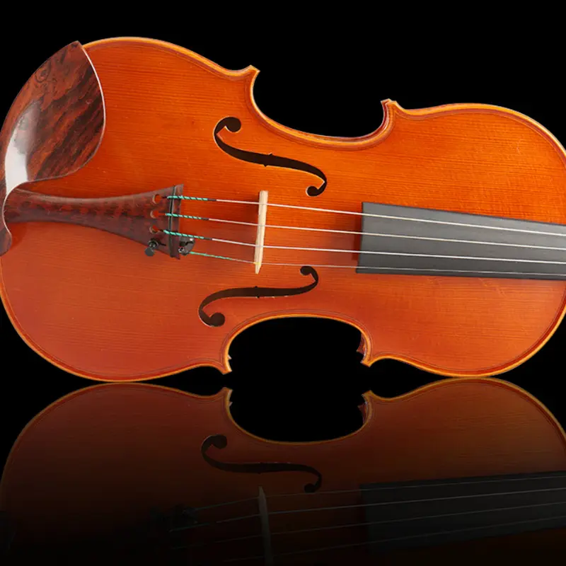 2 high professional performance grade 4/4 snake wood accessory flame maple violin - Image 3