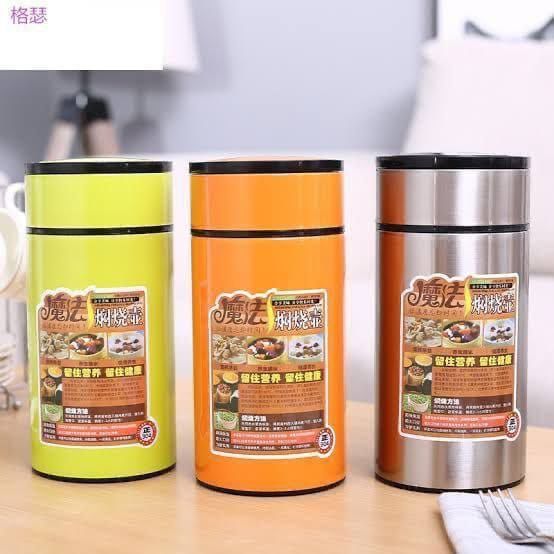 800ml Food Vacuum Insulated Flask With Foldable Spoon