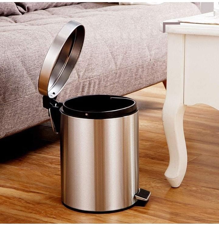 20l Stainless steel Pedal Dustbin with Plastic Inner Bucket*