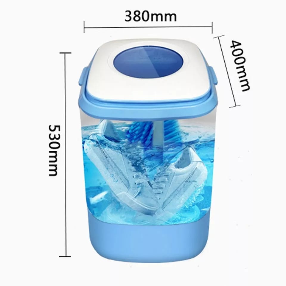 Mini washing machine with shoe brush - Image 4