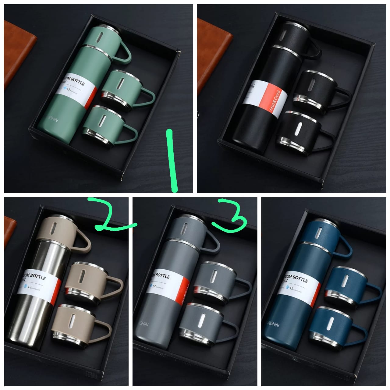 Vacuum flask set