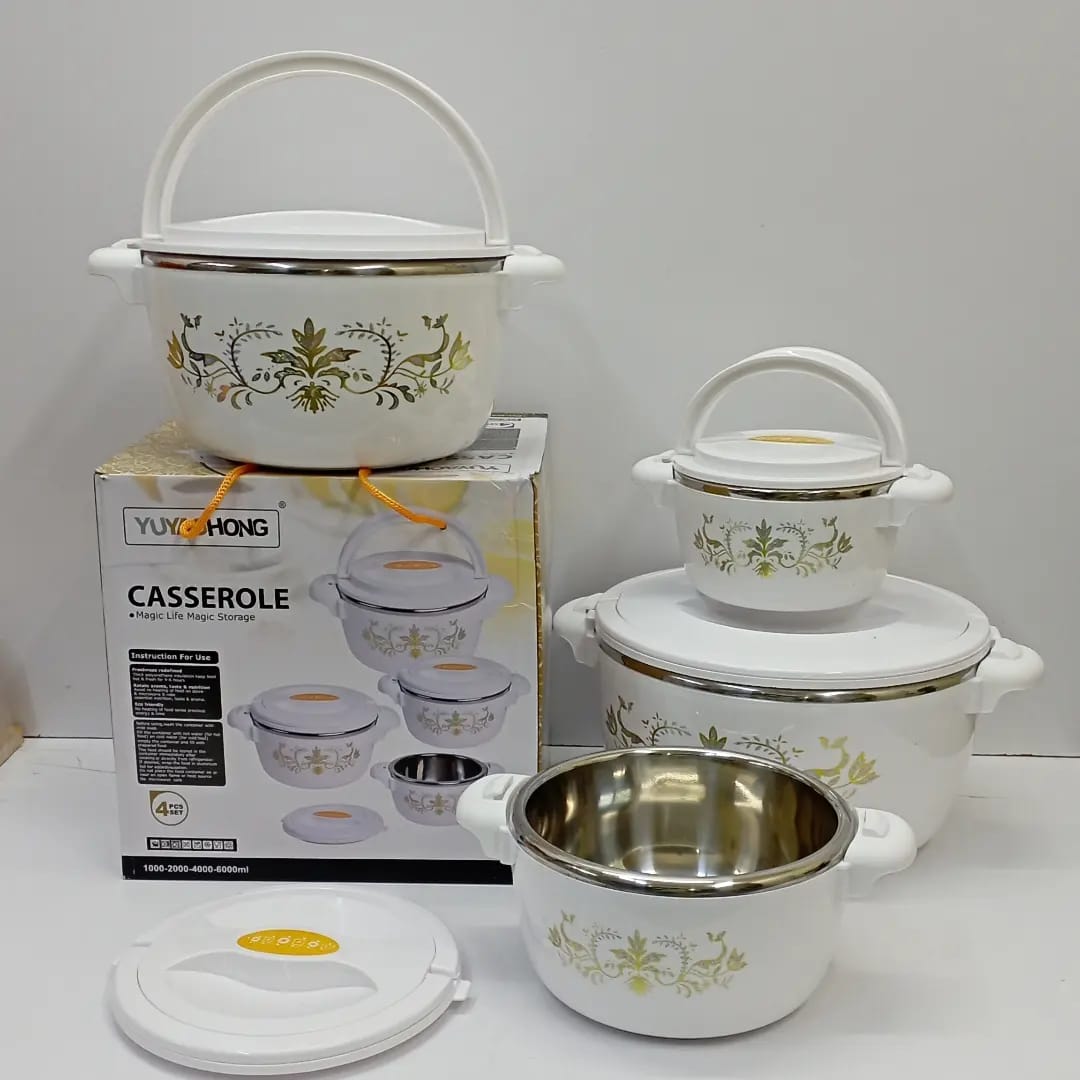 4pcs set Casserole HOTPOTS
