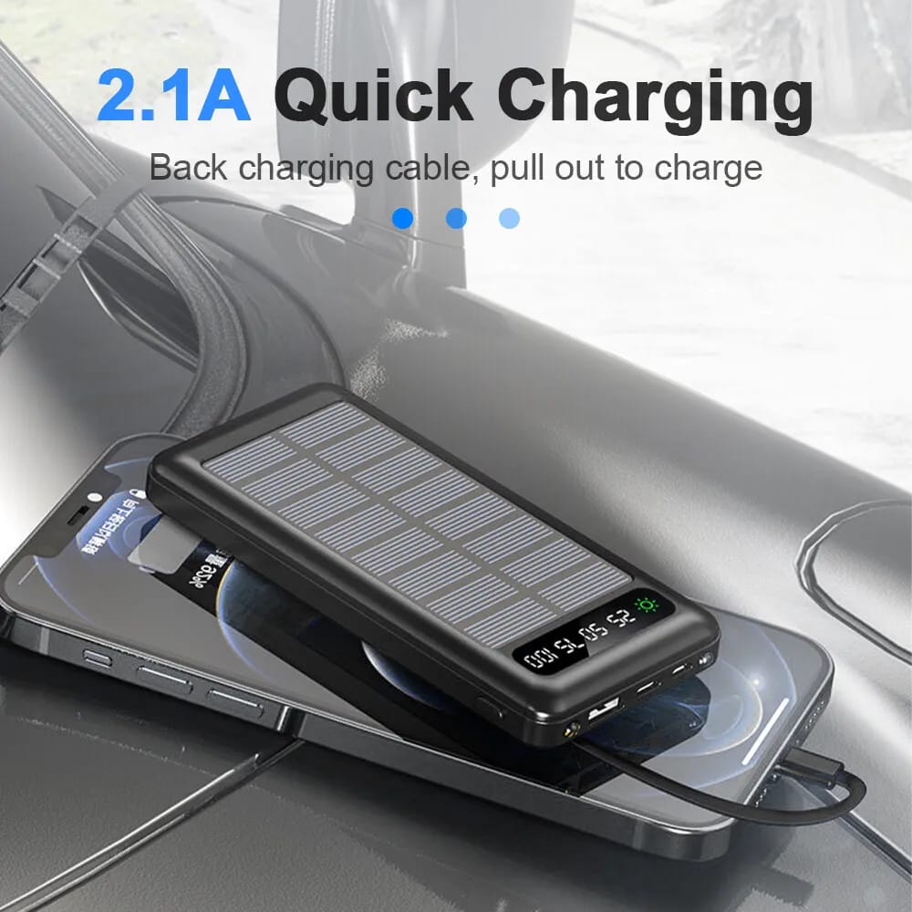 20,000mAh Solar Power Bank - Image 3