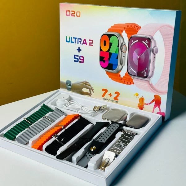D20 Ultra 2 + S9 7 In 1 Strap Watch