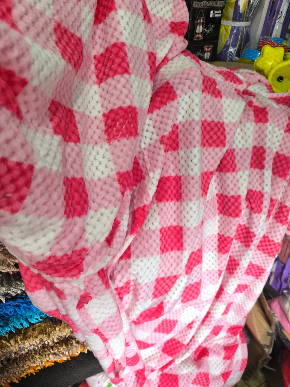 Patched Fleece blanket. - Image 3