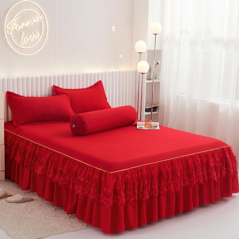 Imported Cotton Bedskirts - Image 5