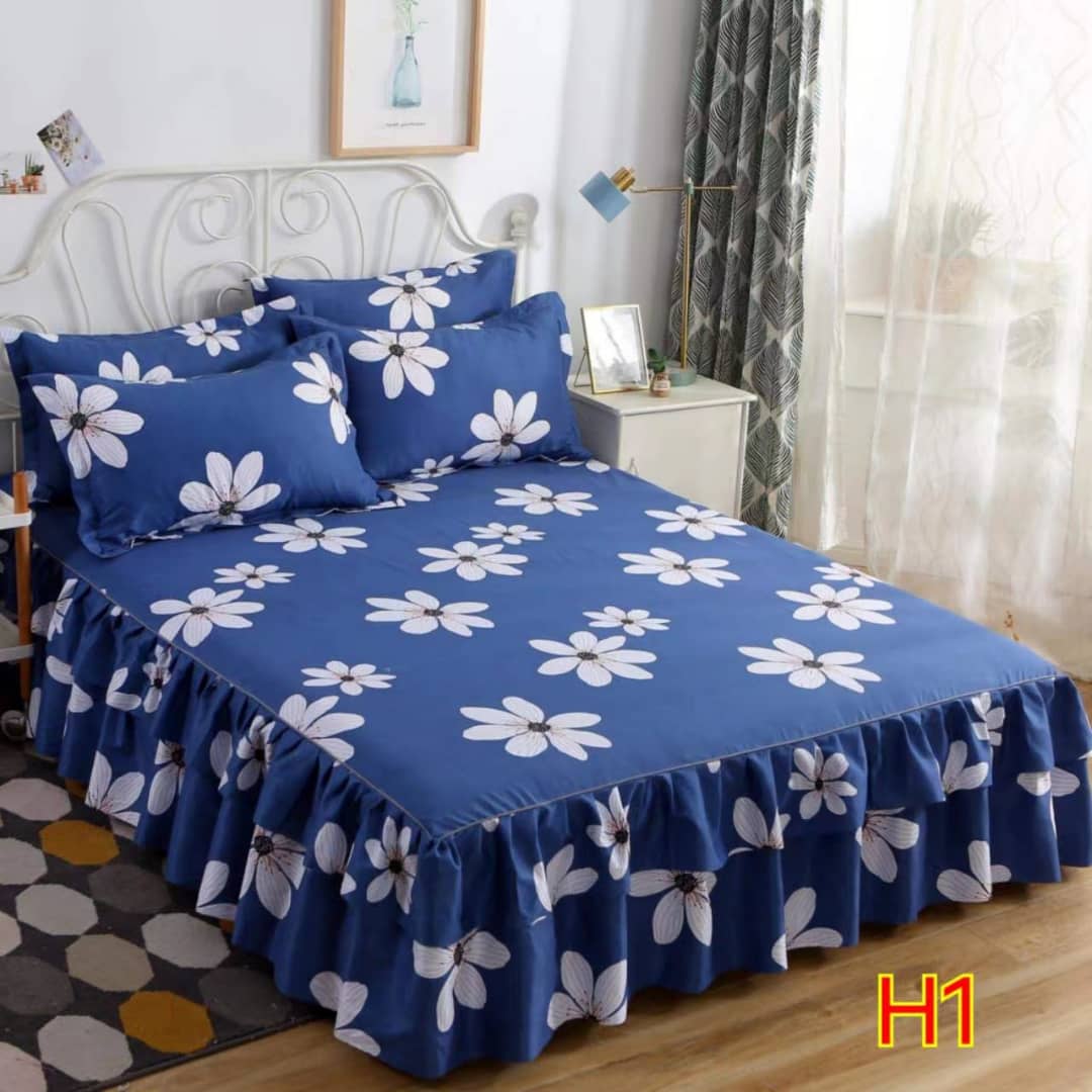 Imported Cotton Bedskirts - Image 3