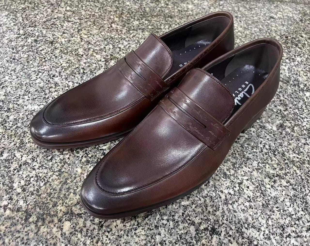 Clarks Official Men's Shoes coffee 0001