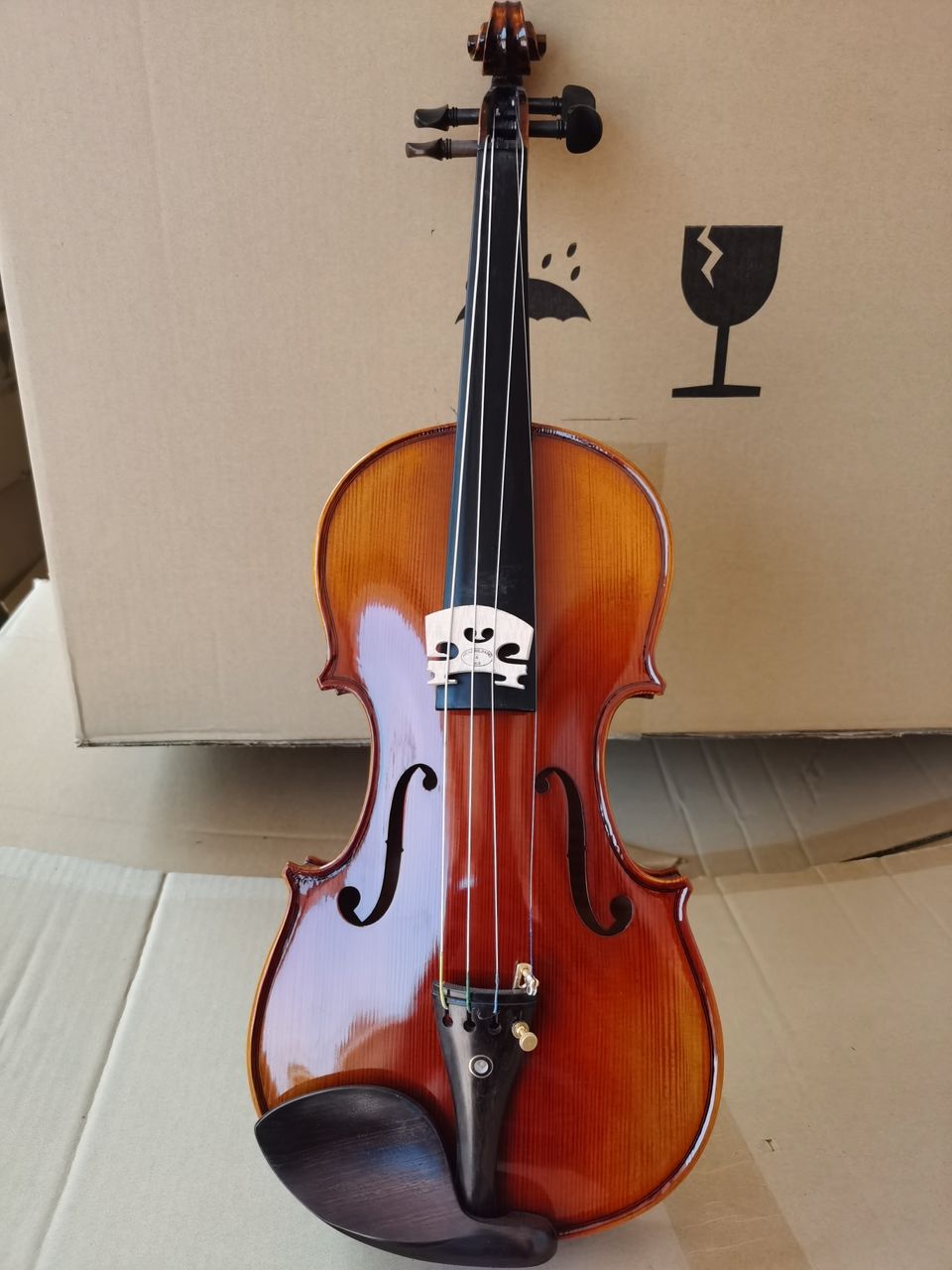 High quality European materials, hand painted professional violin. - Image 4