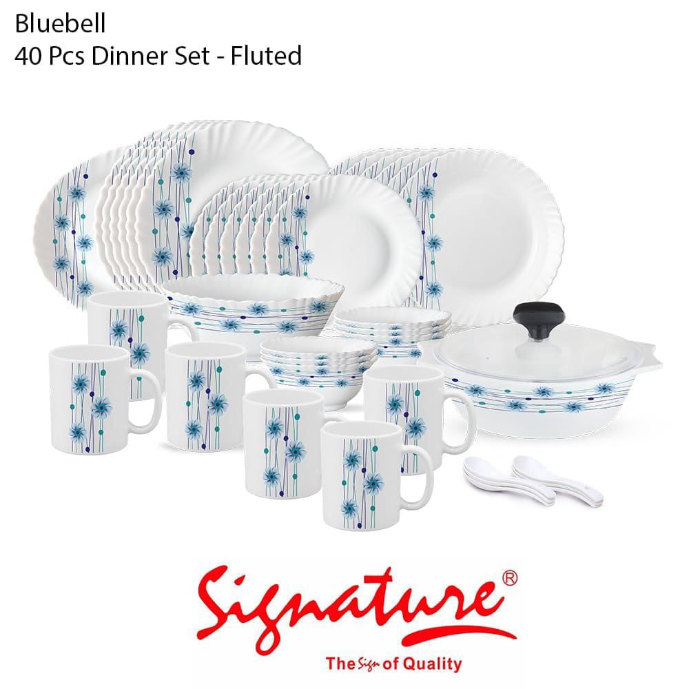40 pcs Signature Dinner sets Blue bell