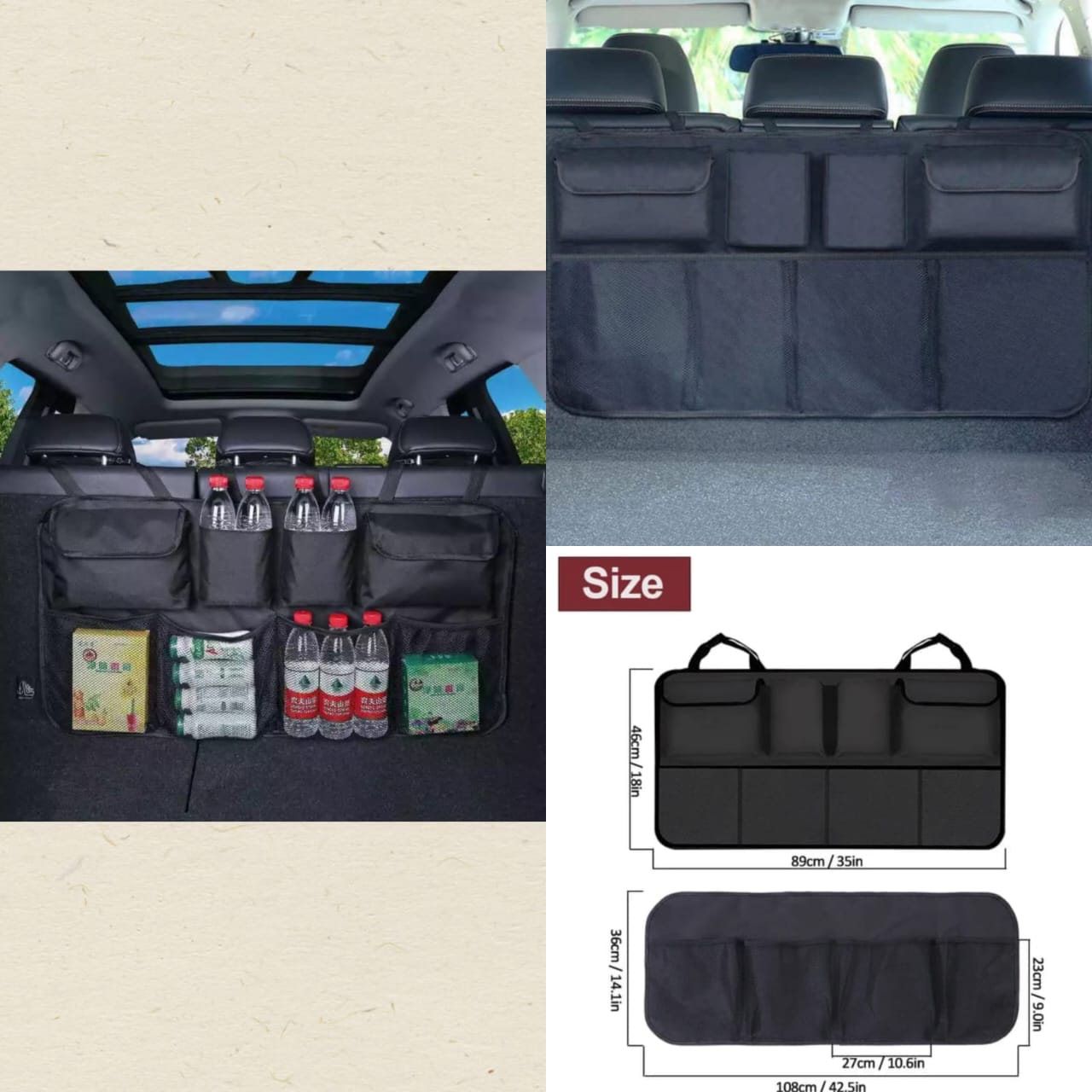 Hanging Car trunk organizer