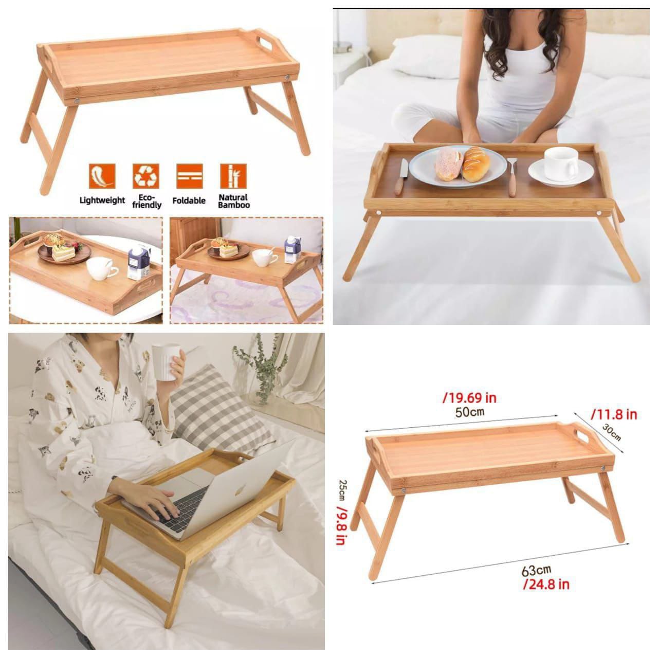 Foldable Bamboo Tray