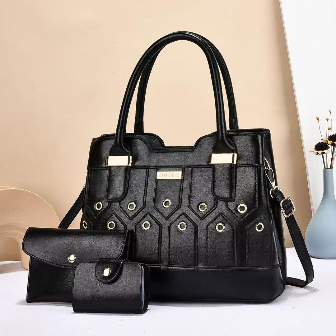Queen 3-in-1 Elegant Ladies Handbag Set