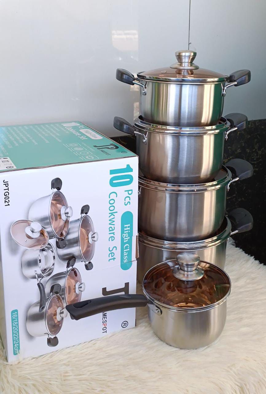 James Pot 10pc Cookware Set - Image 2