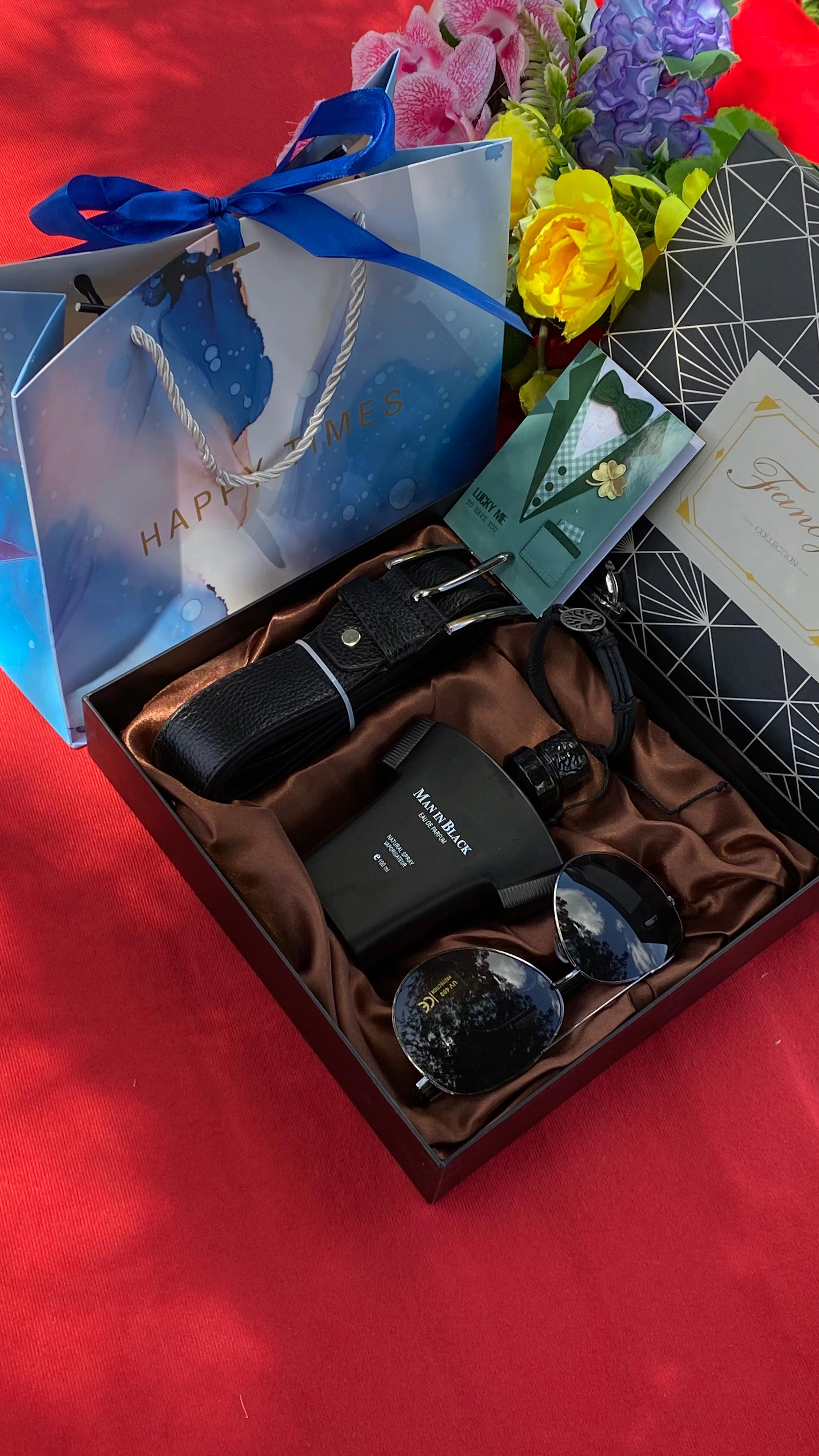 Hot Best-selling luxury Valentine 5-piece men's gift set