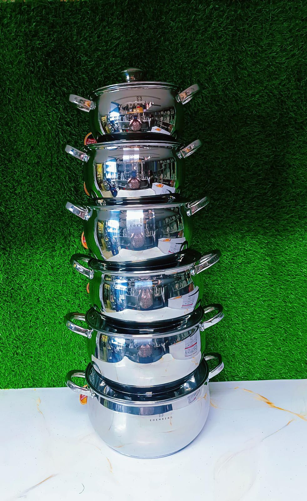 Edenberg Stainless steel Cookware set