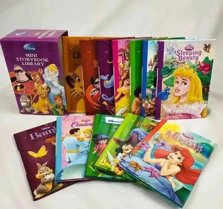 Disney Mini storybooks Library, a set of 12 @ksh.1600/-