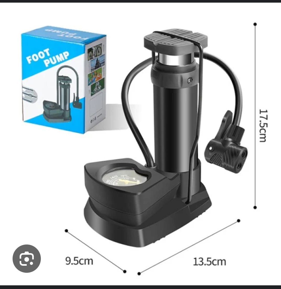 *High pressure Portable Foot Pump*  For all types of vehicles, bicycles and sport balls* *✅ Price ksh.1600*