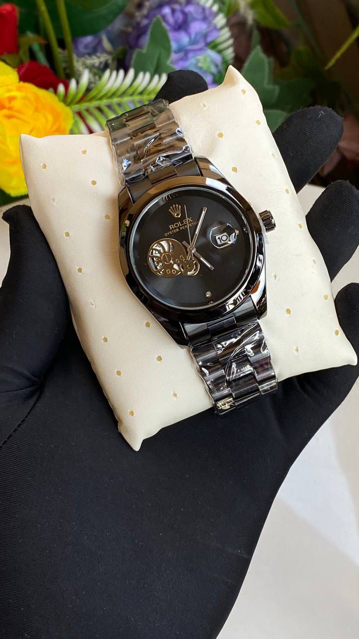 🎀⏰ROLEX LADIES WATCH *KES 1,999*⏰🎀  🔹Day and Date Display 🔹Water resistant 🔹Battery powered  🔹Stainless steel - Image 2