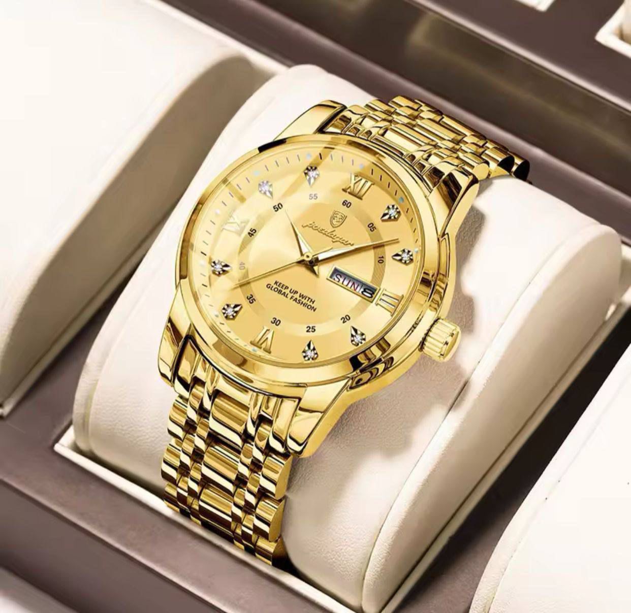 ⌚️POEDAGAR GENTS WATCH #936 *KES 2600*⌚️  *️⃣Day&Date display  *️⃣Battery powered  *️⃣Stainless steel *️⃣Water resistant - Image 5