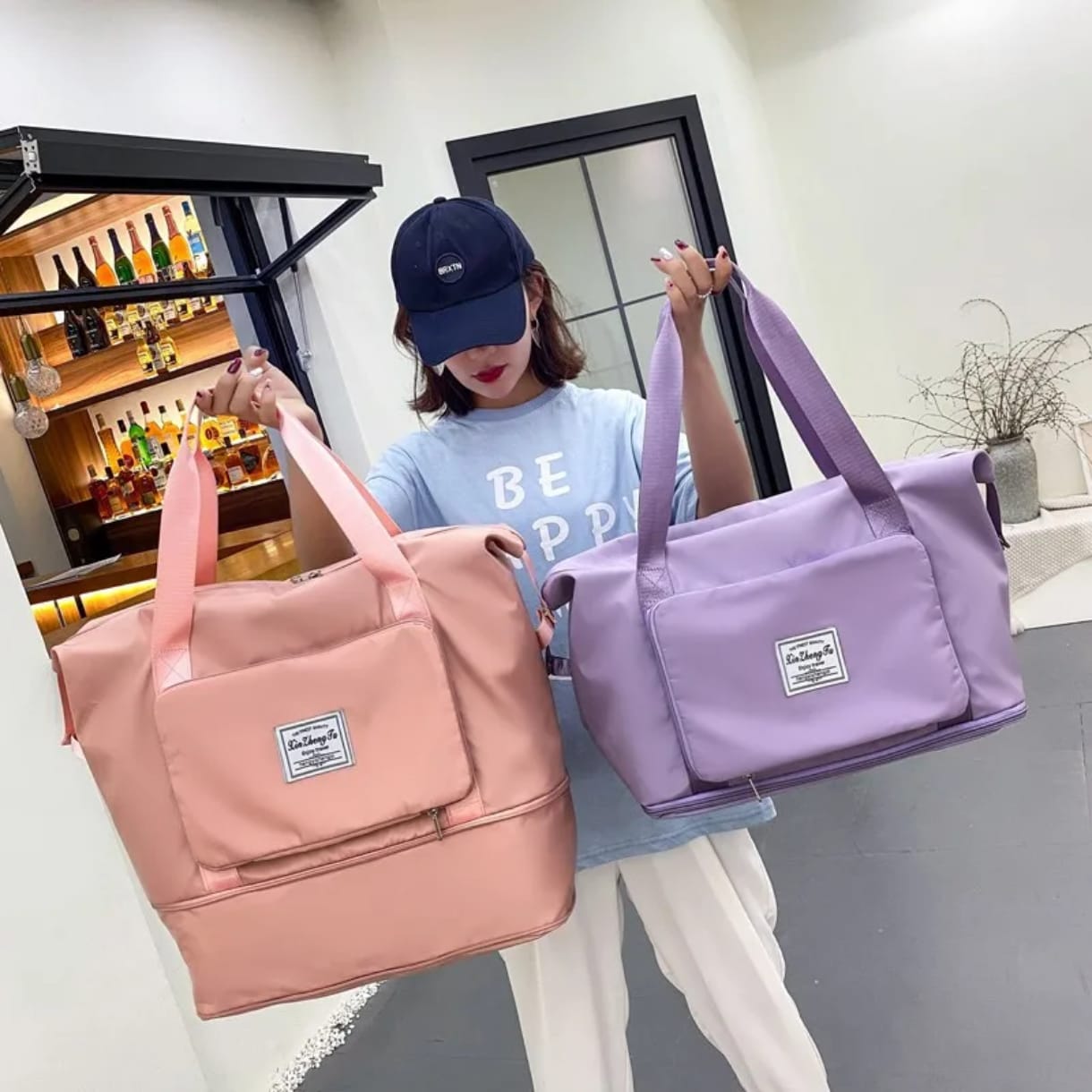 Waterproof Foldable Expandable Bag / Fitness and Travel Bag - Image 2