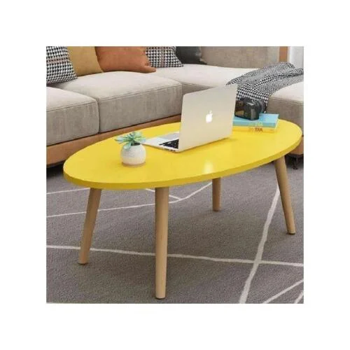Shee Nordic Oval Coffee Table-Yellow