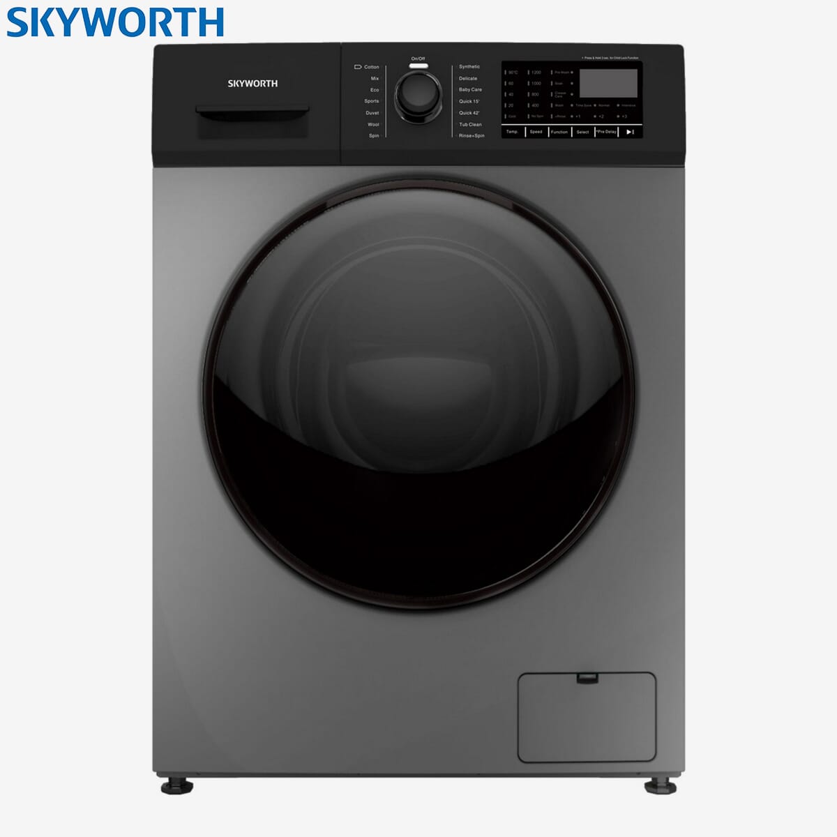 Skyworth 8KG FRONT LOAD WASHING MACHINE F8021MB