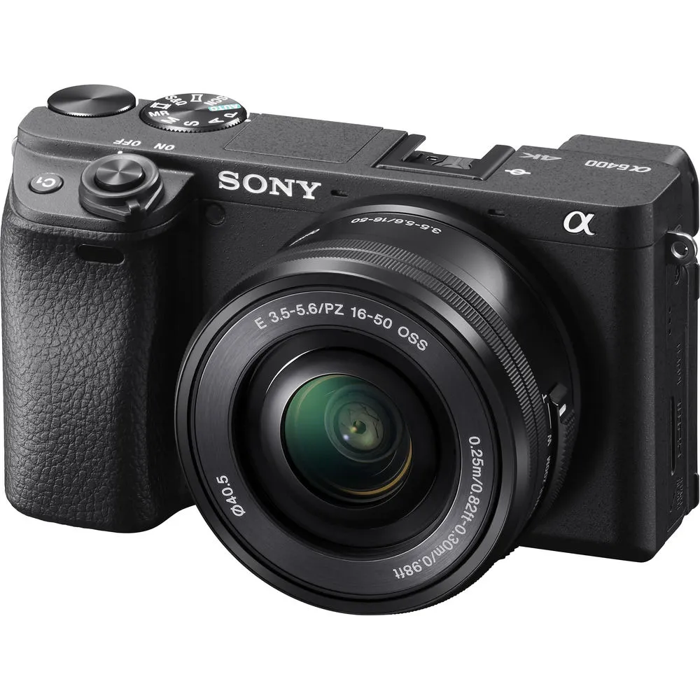 Sony A6400 Mirrorless Digital Camera with 16-50mm Lens