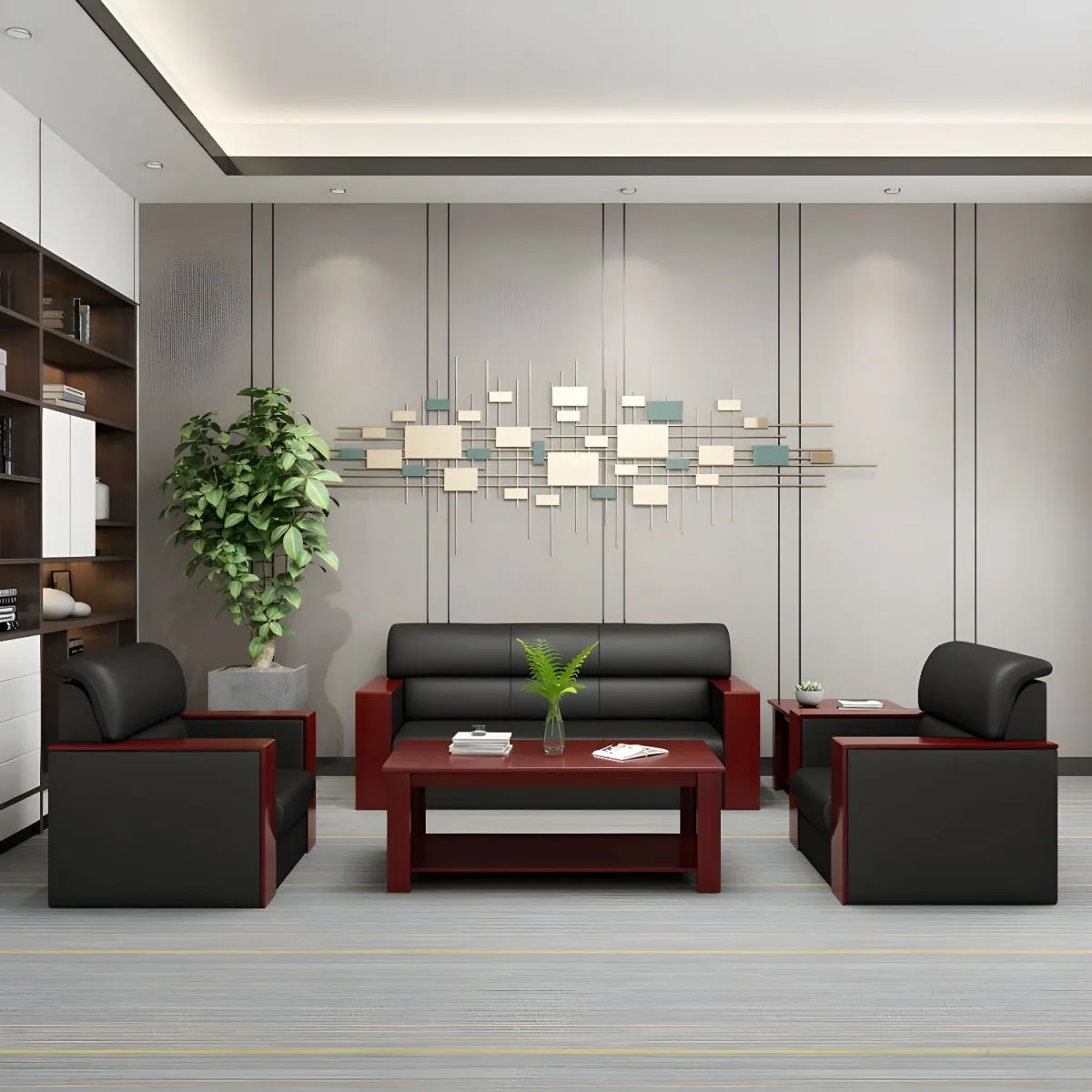 5 Seater Executive Office Sofa