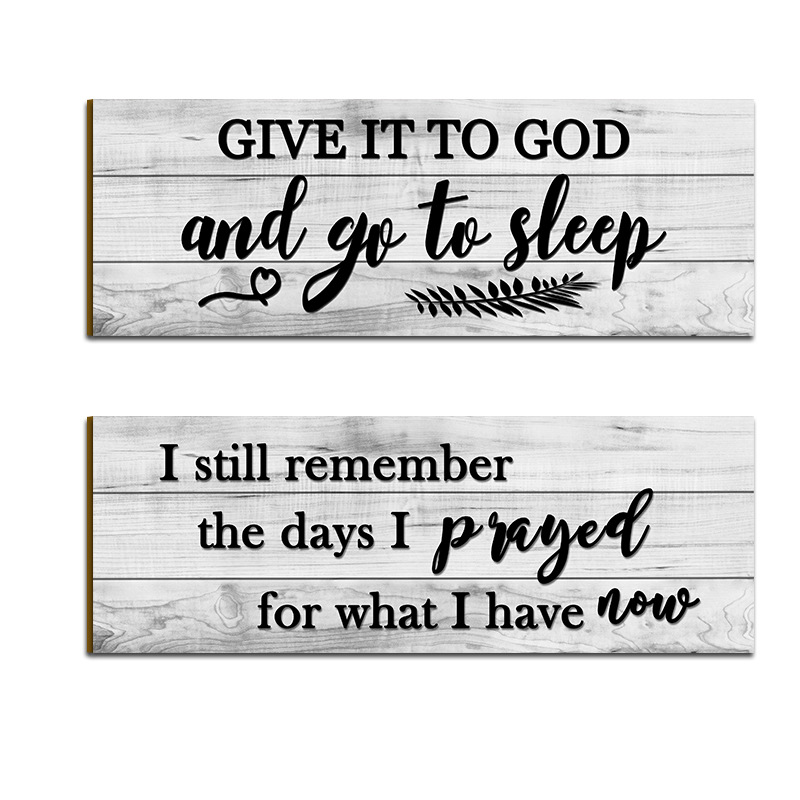 Give it to God rules sold as a set , fixed as per picture.