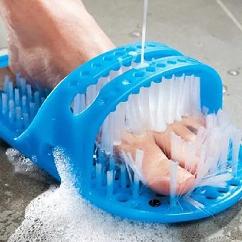 Plastic Bath Shower Feet Massage Slippers - Image 4