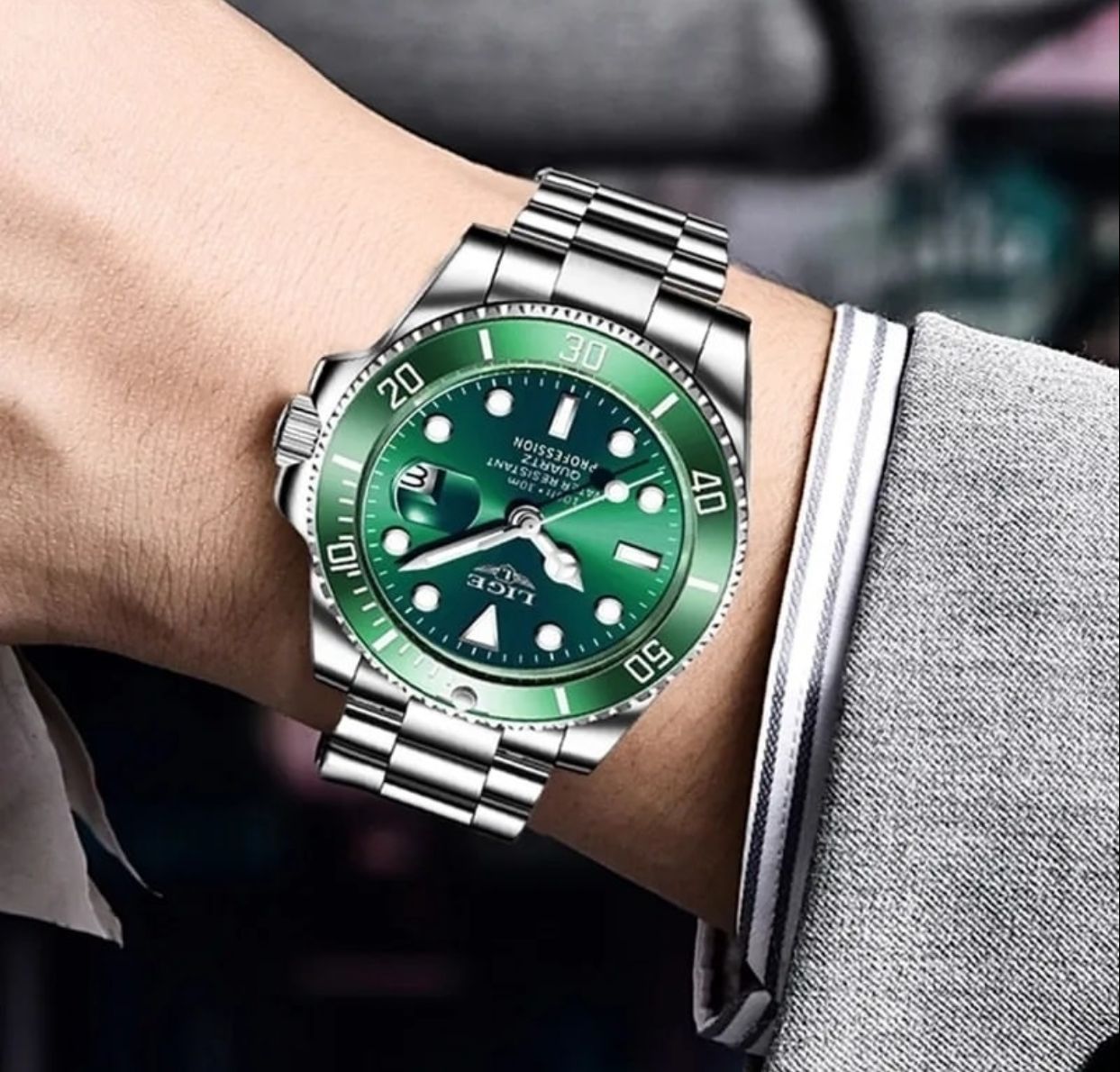 LIGE CHRONOGRAPH GENTS WATCH - Image 4