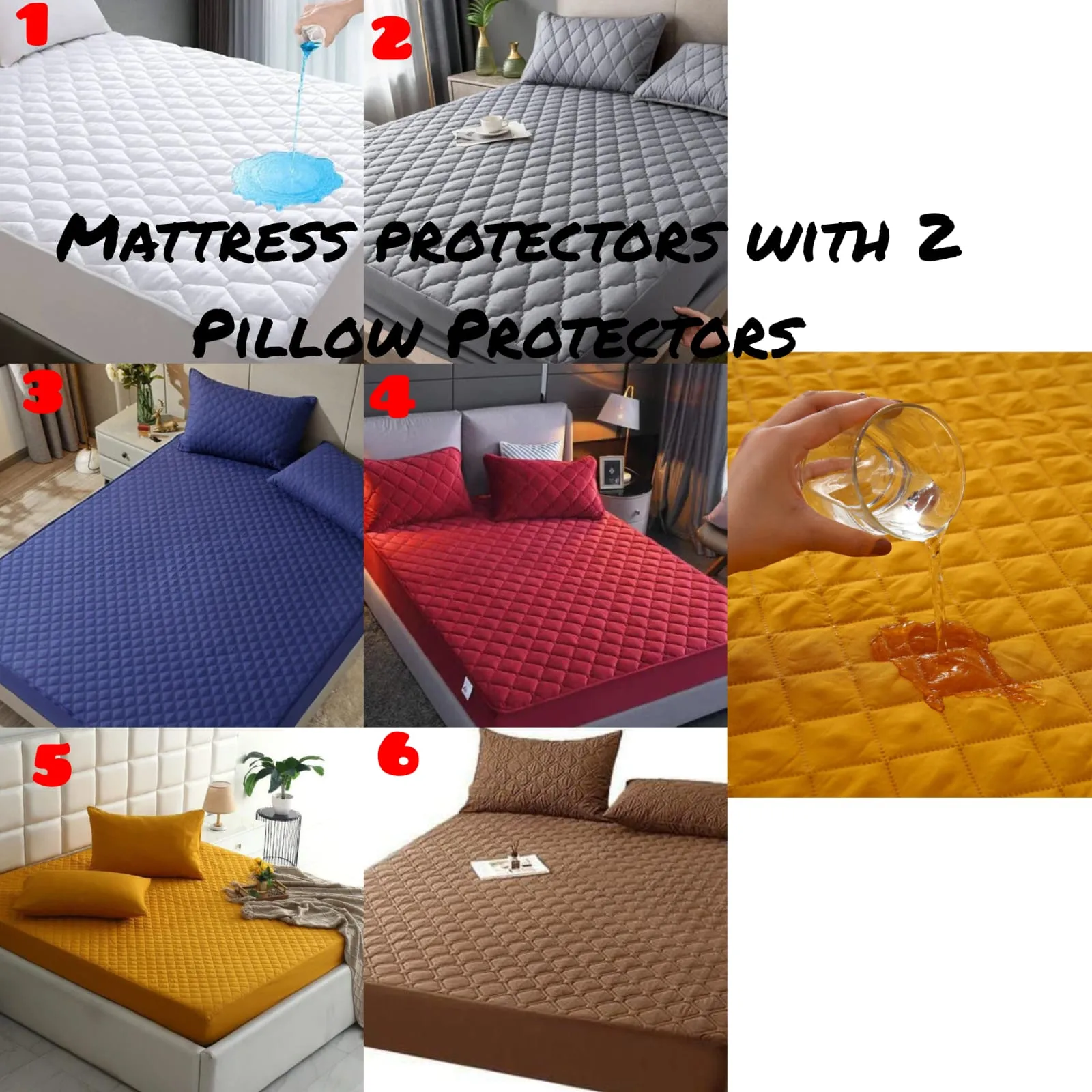 *RESTOCKED Offer Offer*Mattress Protector with 2 Matching Pillow Protector Cases