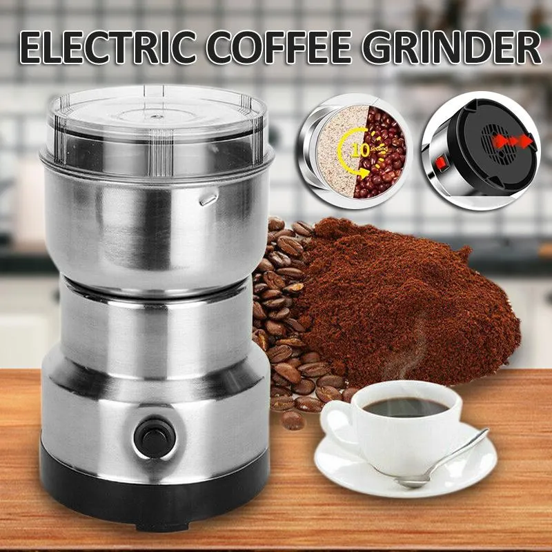 Coffee Grinder Household Cereals Nuts Spices Beans Flour Machine