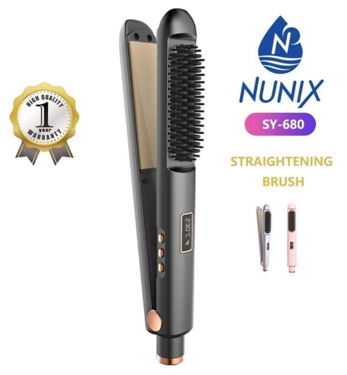NUNIX HAIR STRAIGHTENER SY-680