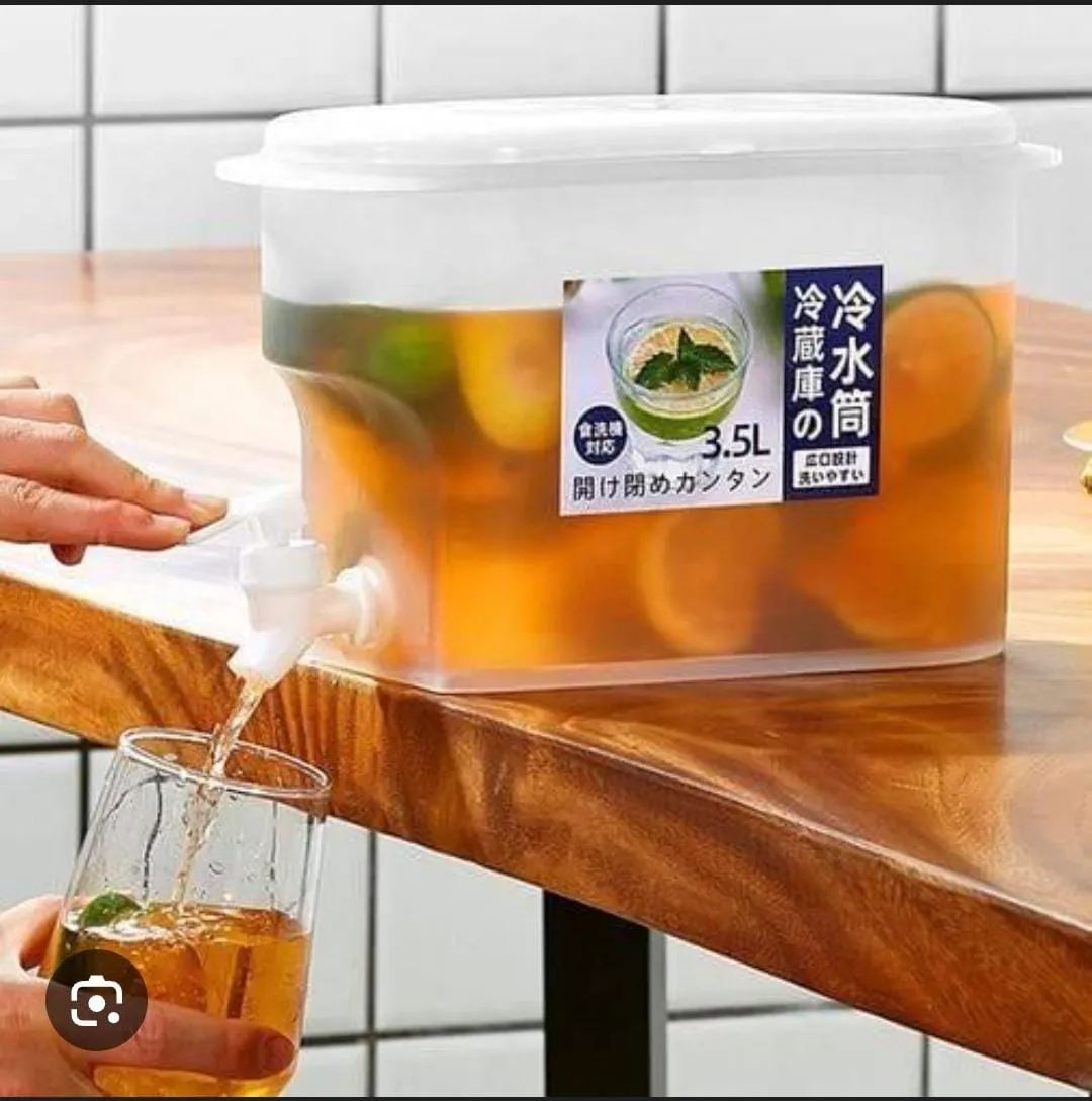 Back in stock🎊🎊🥳  🫧3.5L table top or fridge container with dispenser tap - Image 2