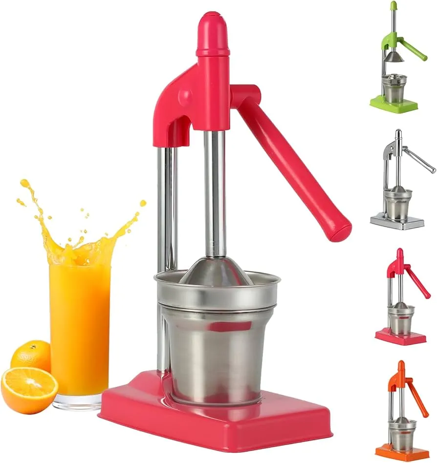 New arrival💐🎪  💫heavy duty Metallic manual citrus juicer stand machine now available in 4 colours - Image 4