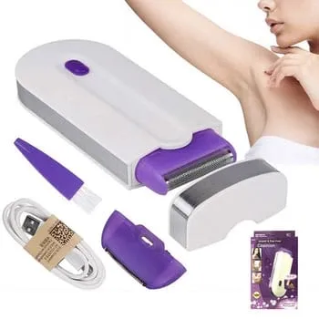 NEW ARRIVALS🎊🎊  🌹High quality Rechargeable USB yes Finishing touch hair shaver - Image 5