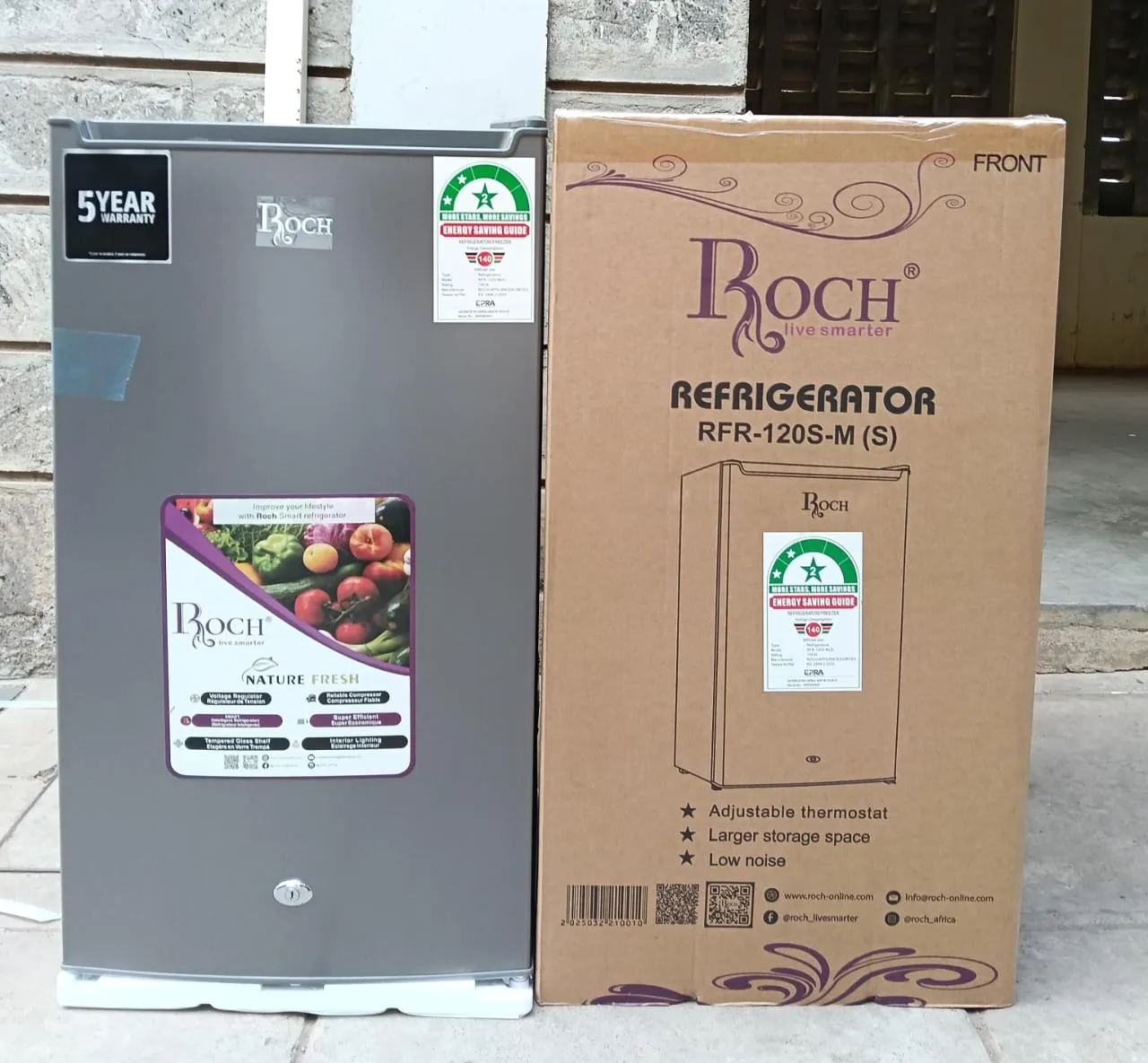 ROCH RFR-120-S-M SINGLE DOOR FRIDGE  90 LITRES