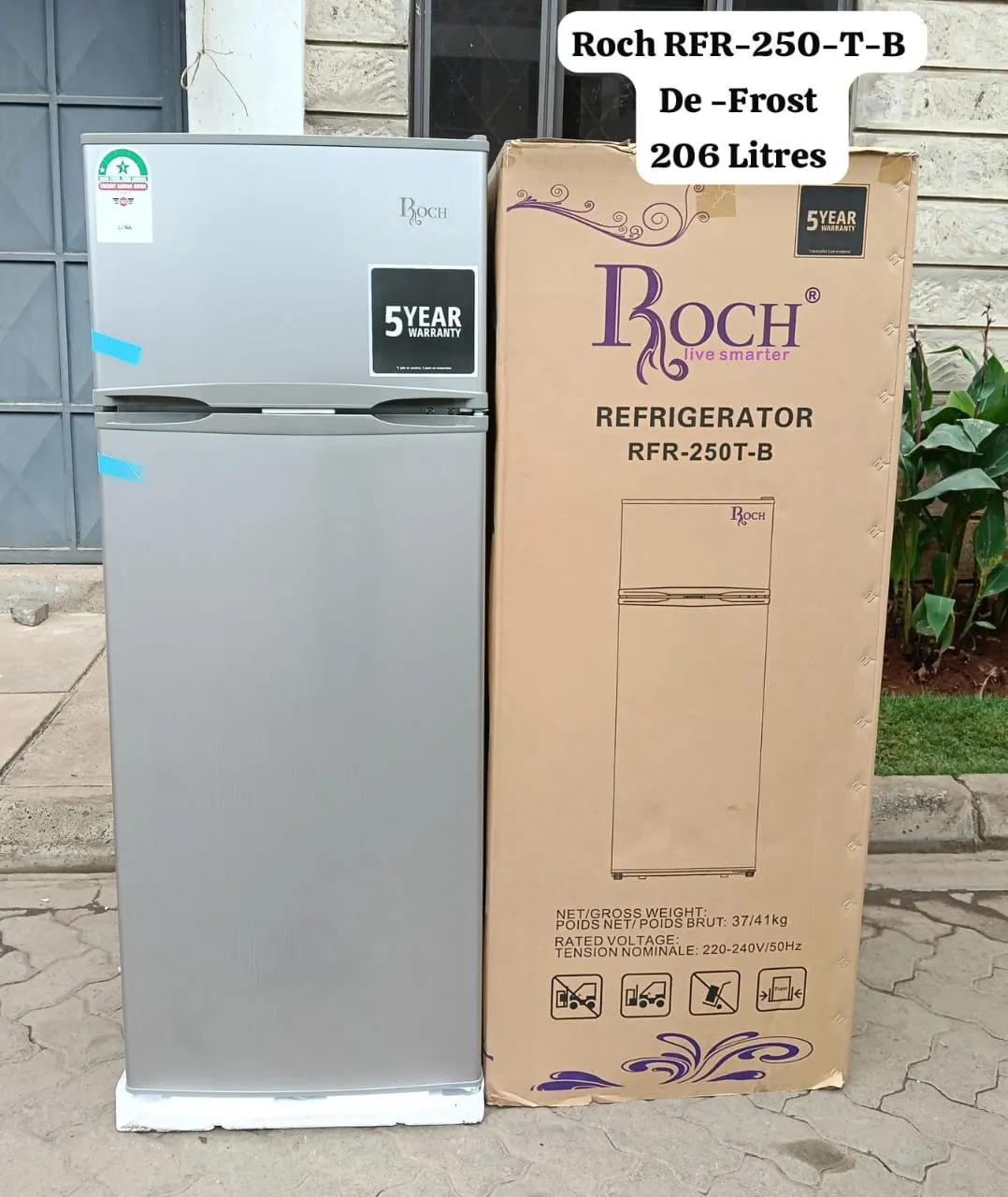 Roch RFR-380-DT-B 2 sdoor (306 Litres )
