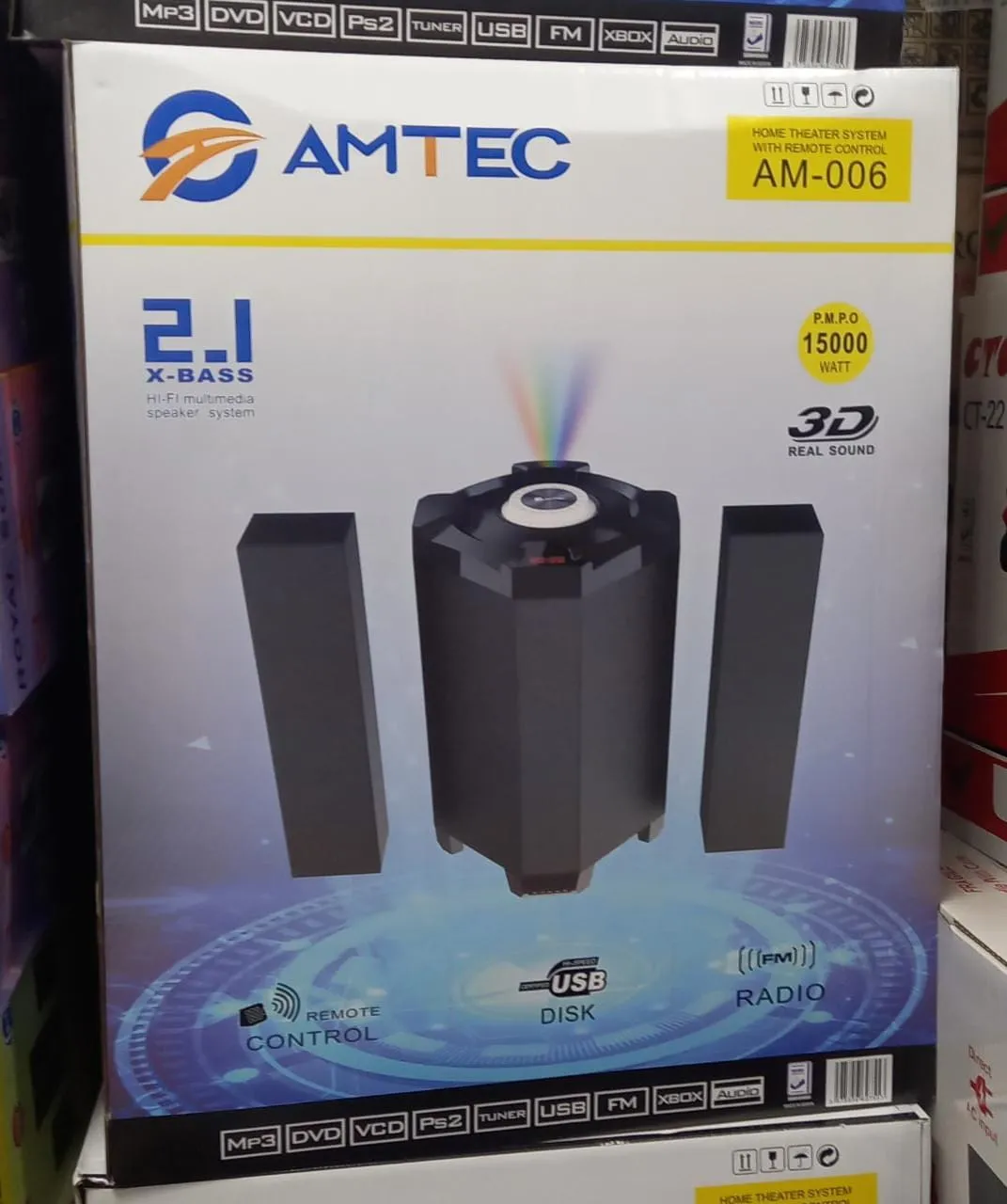 Amtec Amtec AM-006 15000W 2.1 Channel Bluetooth Speaker System