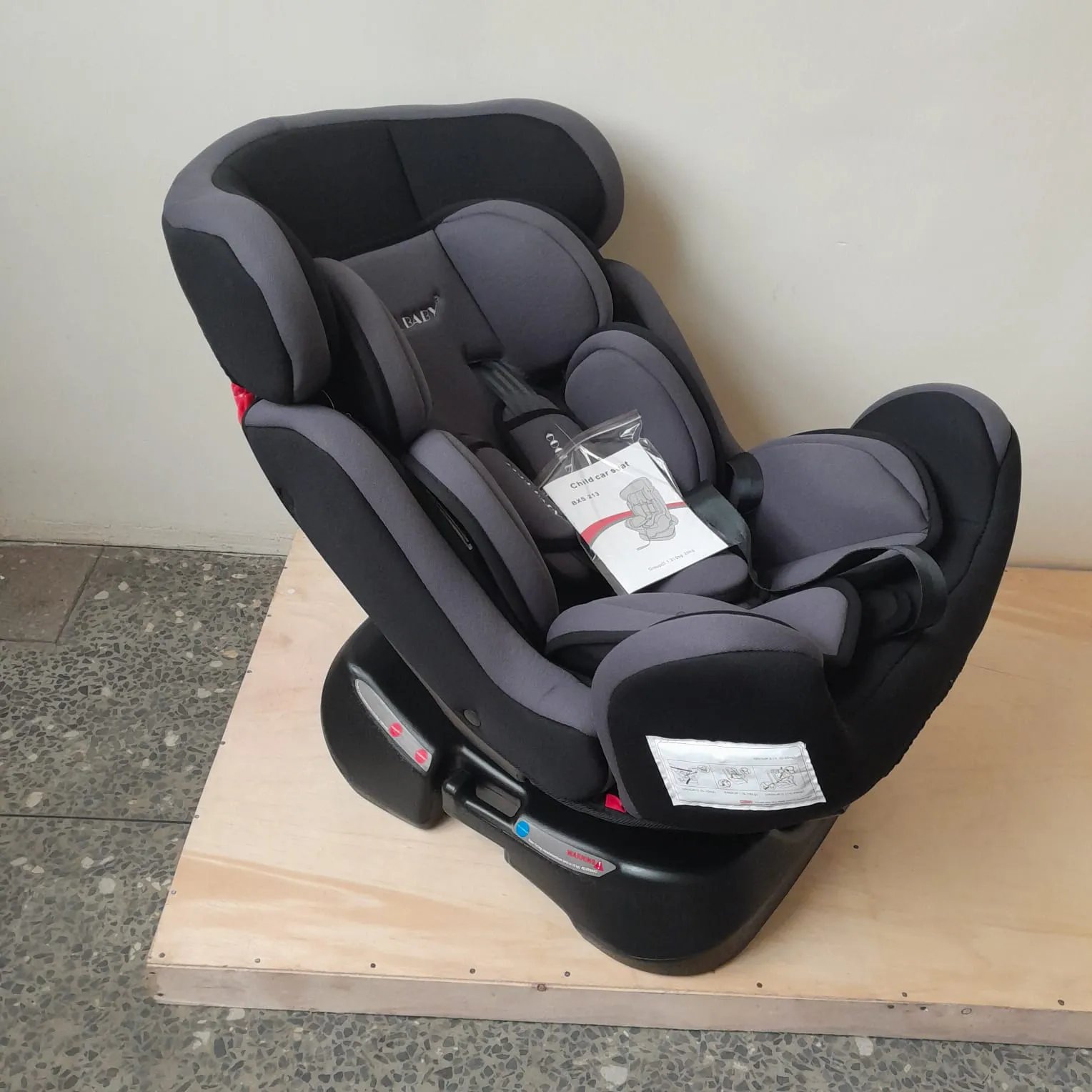 Reclining Infant Car Seat Booster 0-6Yrs - Padded, 5-Point Harness, Safety Protection