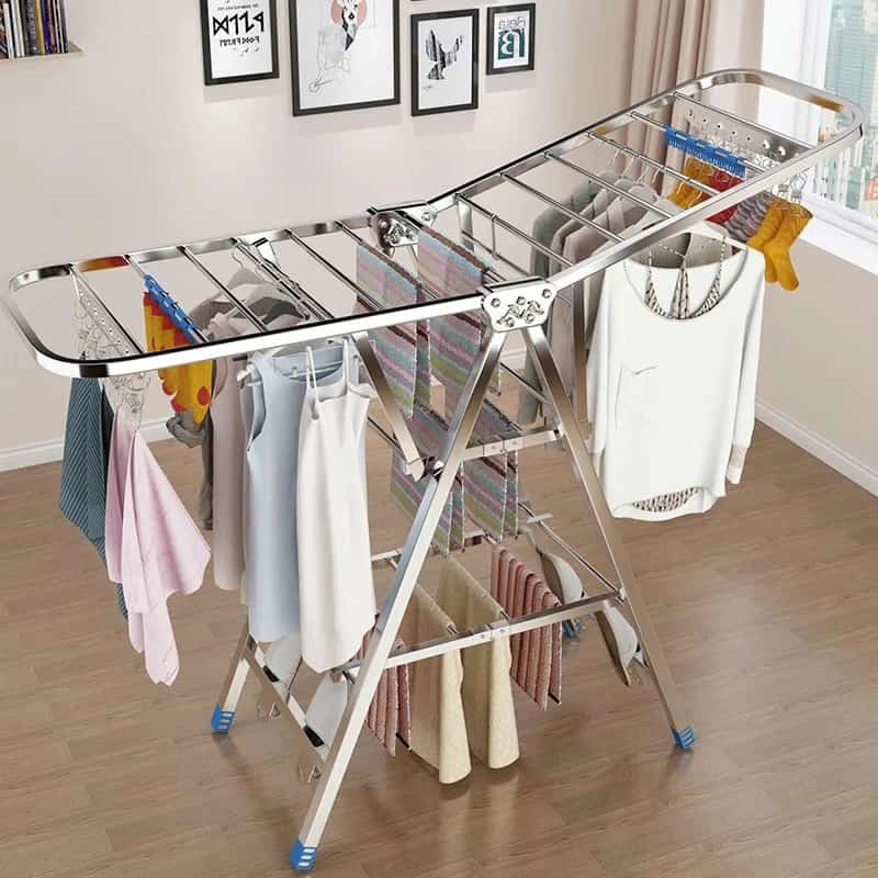 Movable Foldable | Portable LAUNDRY DRYING RACK