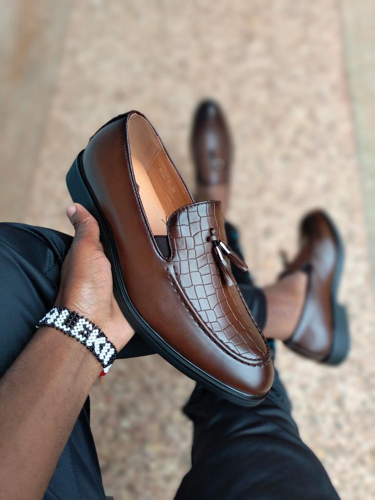 Official men Shoes Dark tan