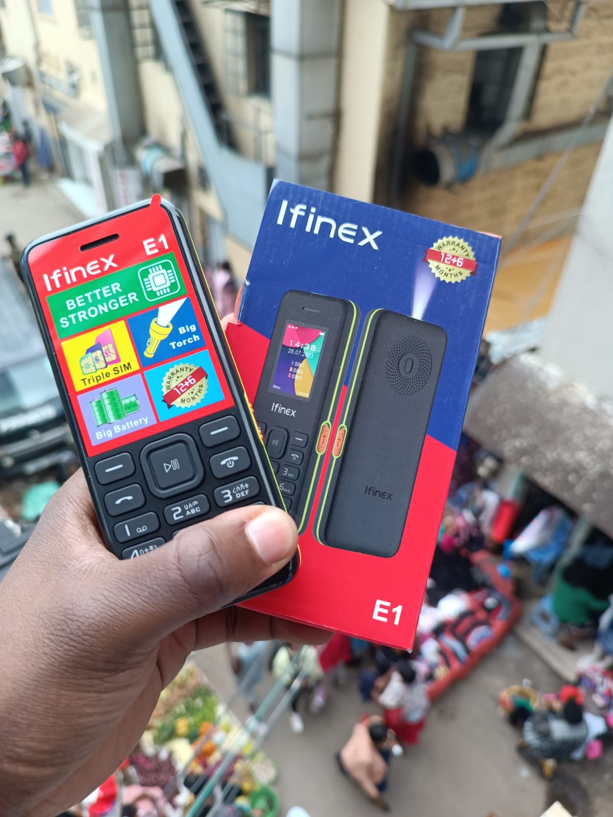 Ifinex kabambe feature phone