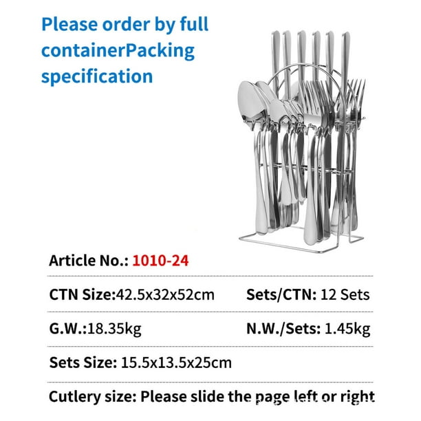 ‼️New in 24pcs Heavy duty quality cutlery sets🤩 - Image 2