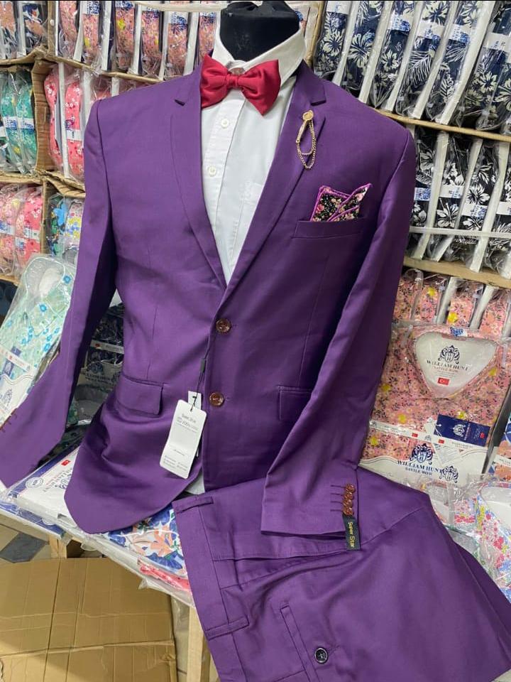 Men suits for adults grapes purple
