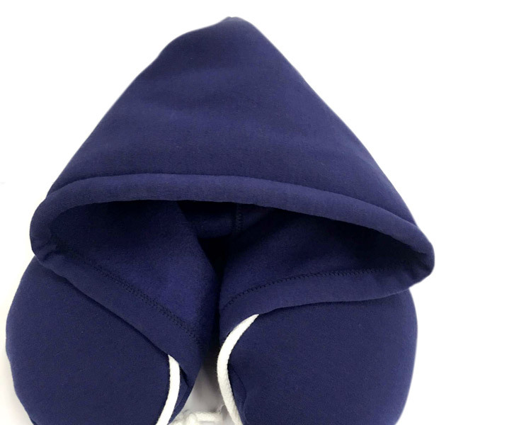 Travel neck pillow with hoodie - Image 4
