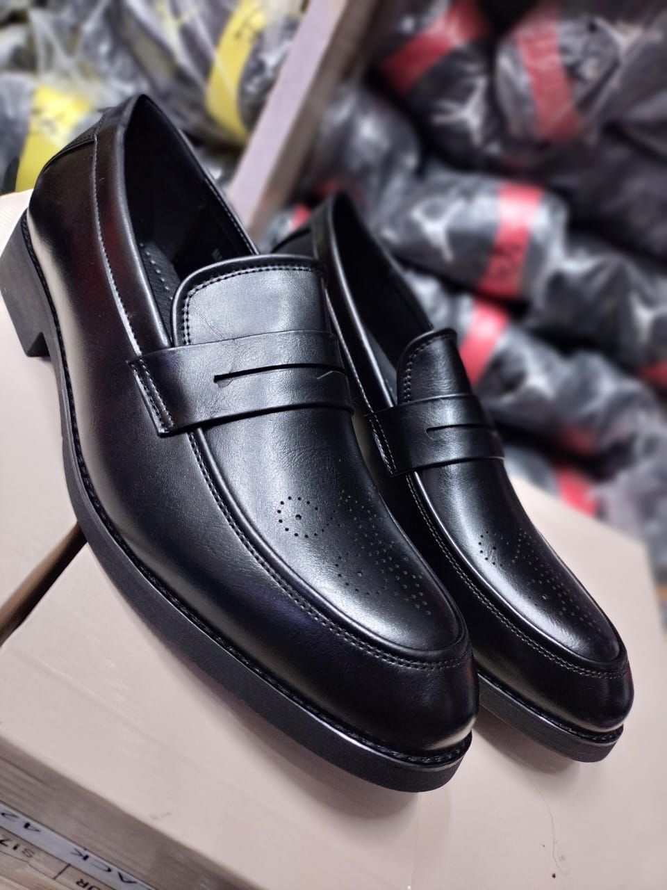 Men's Classic Black Leather shoes | Official Shoes | Empire shoes
